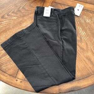 Gloria Vanderbilt Black Flare Trouser Size 10 Average.  NWT